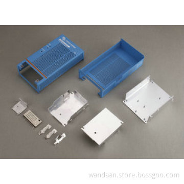 Customize Heatsink with Blue Colour and Screen Printing